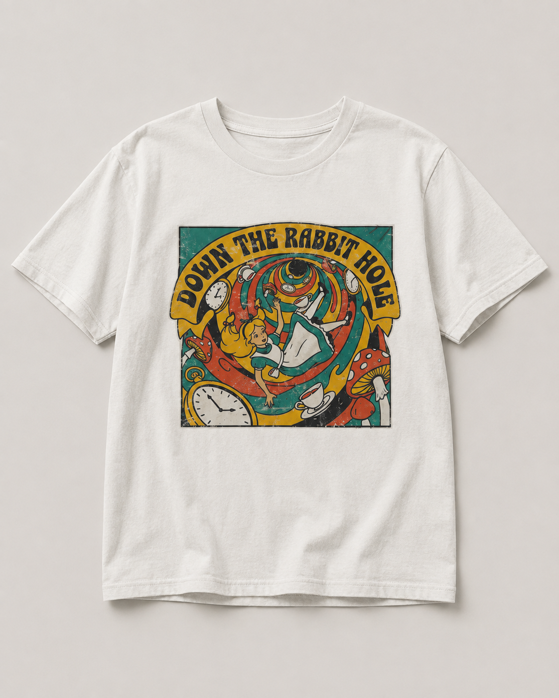 Alice Tee- Down the rabbit hole