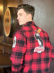 Hamm's Baseball flannel Angry Minnow Clothing Co.