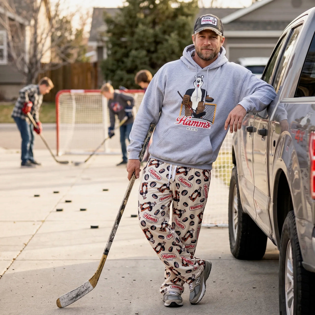 HAMM'S HOCKEY BEAR Pajama Loungers
