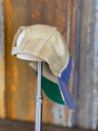 Thumbnail for Retro WATER SKIING Hat- Distressed Royal Blue