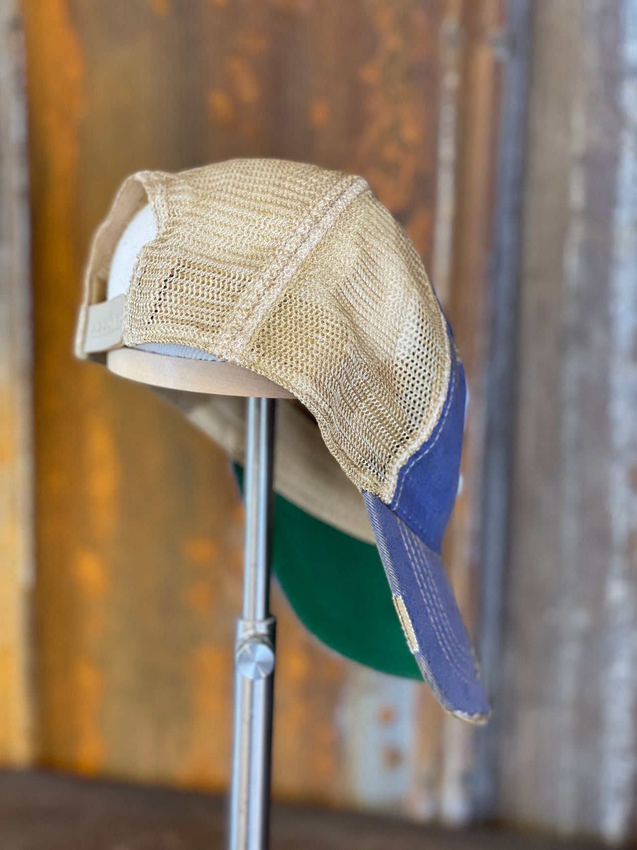 Schmidt Team Member Hat- Distressed Royal Blue Snapback