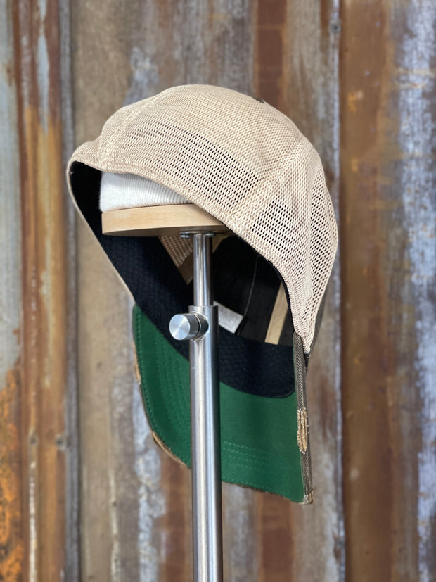 Lucky Fishing Hat- Black STRETCHFIT L/XL