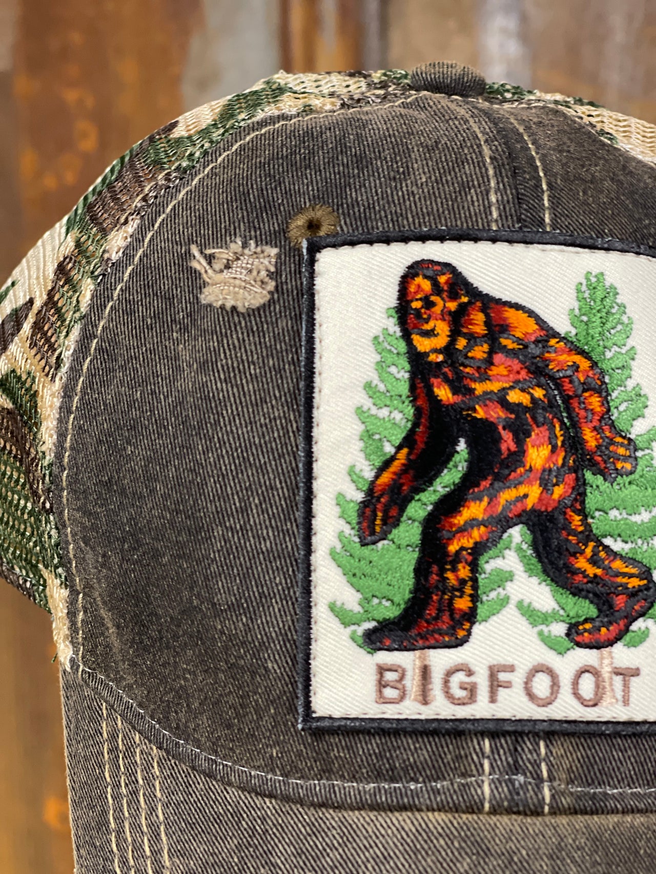Bigfoot Cryptid Camo Hat