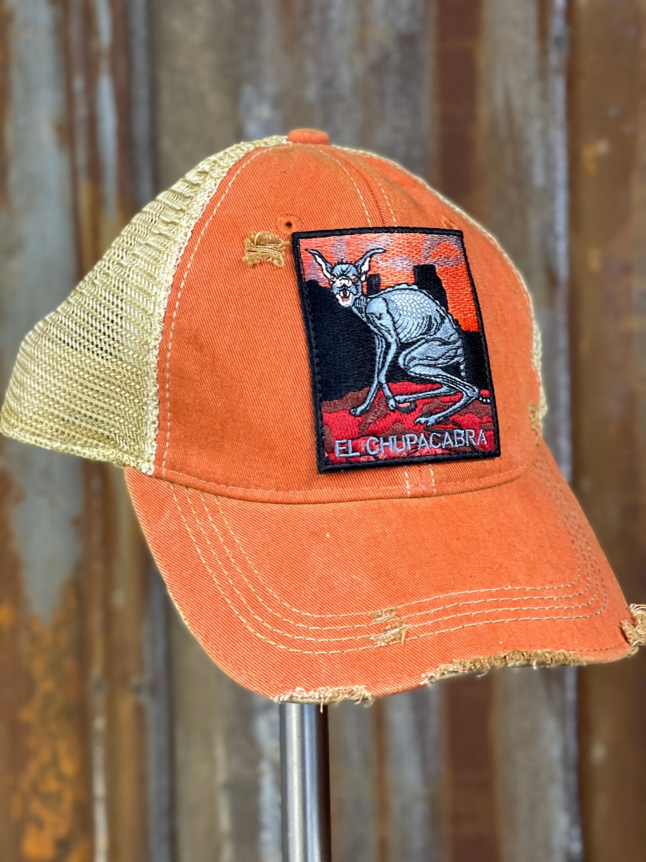 Chupacabra Hat Angry Minnow Vintage