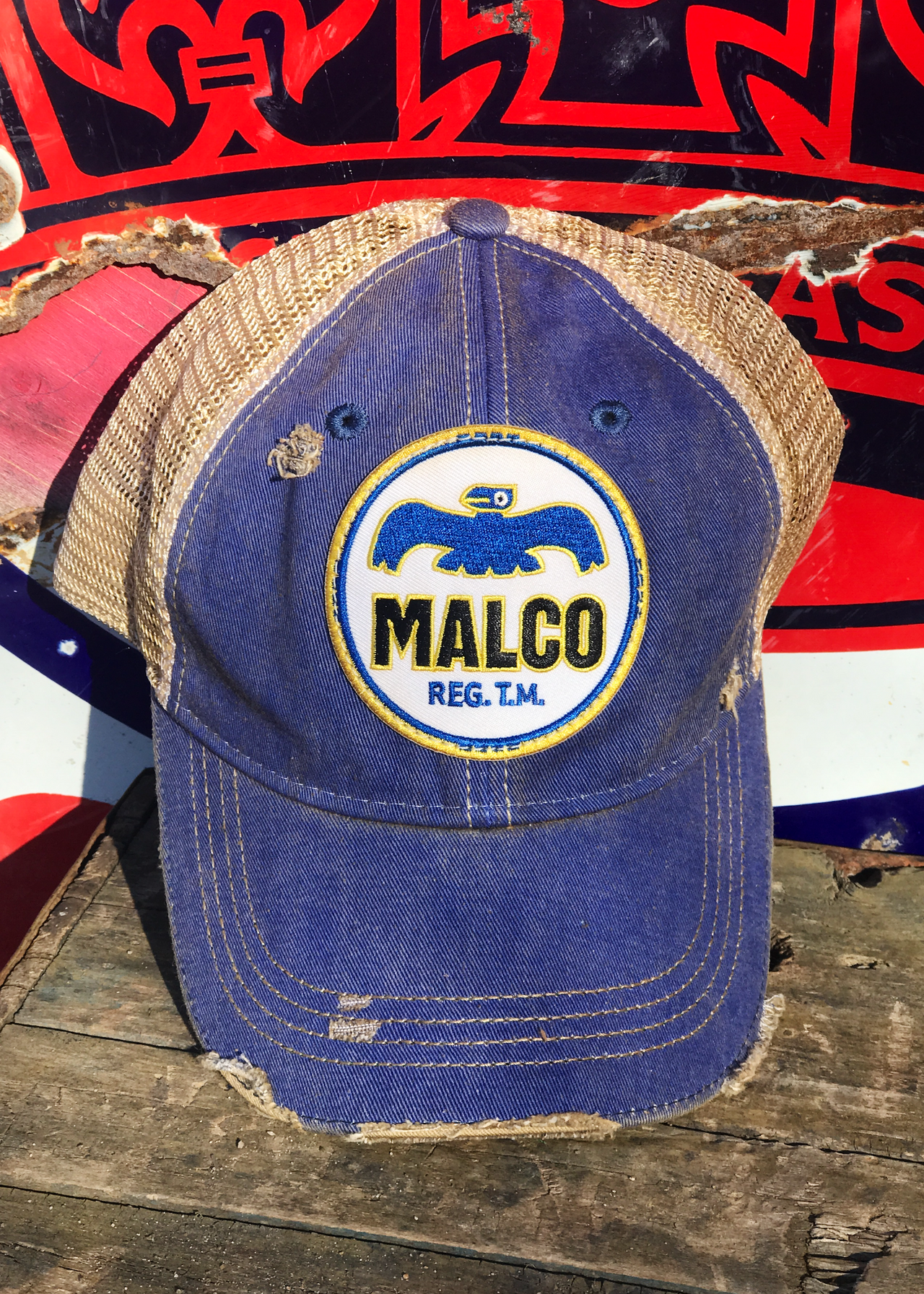 Malco Gasoline Distressed Hat