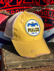 Malco Vintage Gasoline Distressed Ball Cap