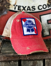 Pabst Beer Distressed Baseball Cap