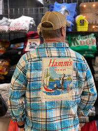Thumbnail for Hamm's Beer Vintage Flannel