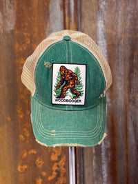 Thumbnail for Woodbooger Distressed Ball Cap
