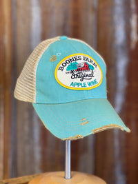 Thumbnail for House Party Hat- Distressed Aqua Snapback