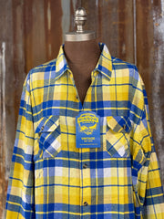 Campfire Classic Flannel- Yellow/ Blue