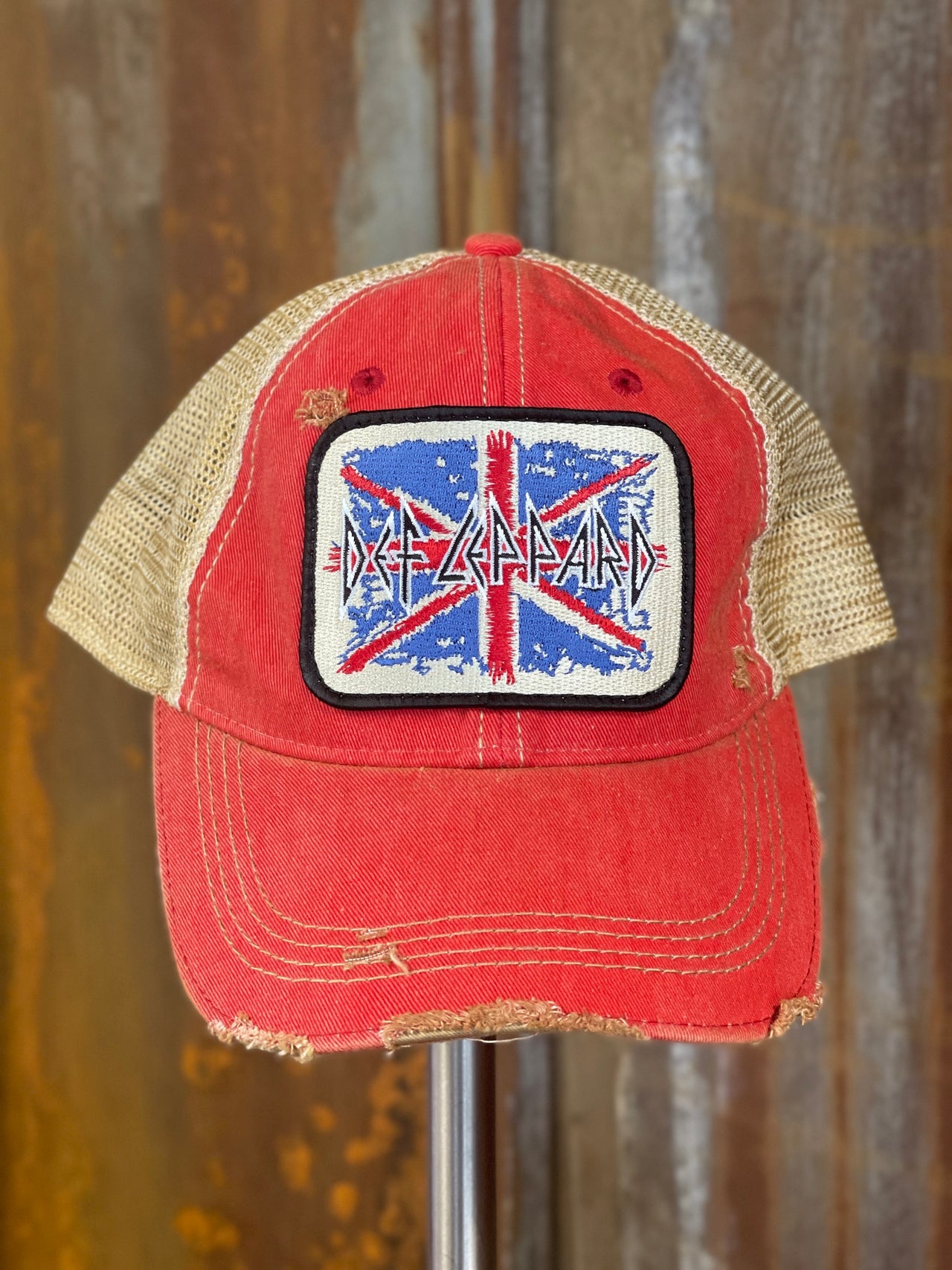 Def Leppard Retro Hat Angry Minnow Vintage