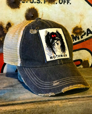 Mothman Cryptid hat Angry Minnow Vintage