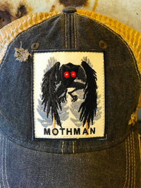 Thumbnail for MOTHMAN Cryptid Series Hat - Distressed Black Snapback