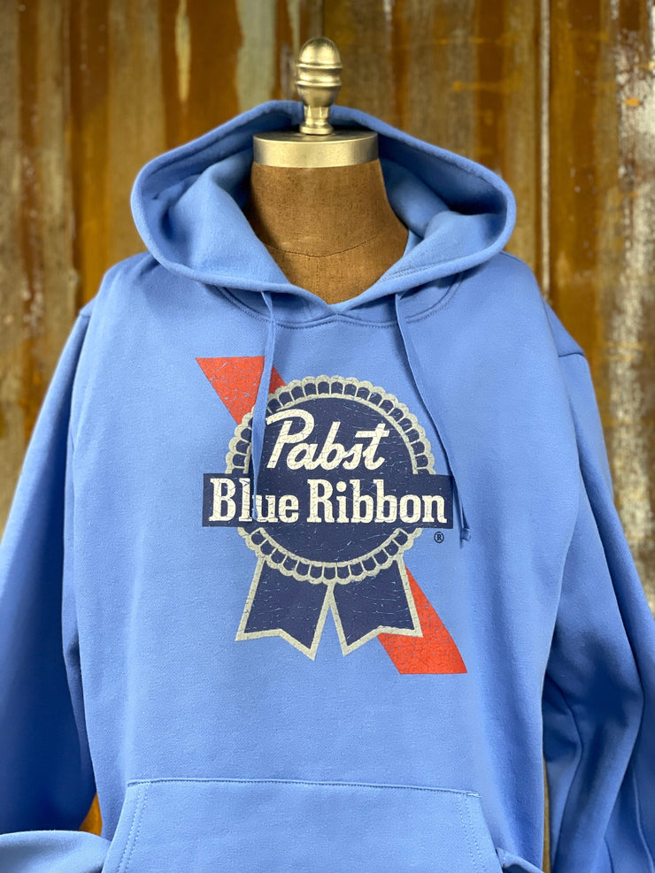 Pabst Blue Ribbon Hoodie Angry Minnow Vintage