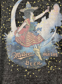 Thumbnail for Miller High Life Moon LUXE Tee- Charcoal Grey