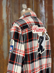 Hamm's Football Bear Flannel- Classic Licorice Whip