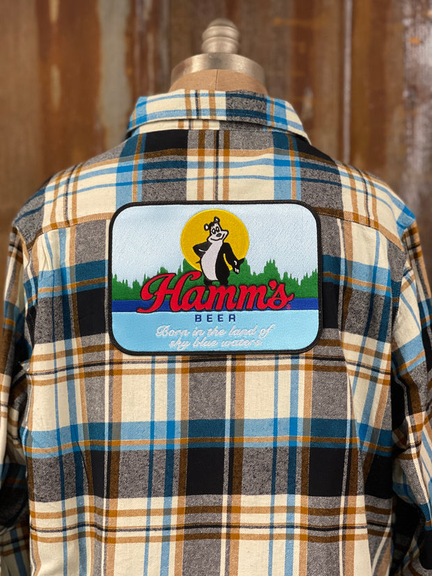 Hamm's Flannel Angry Minnow VIntage