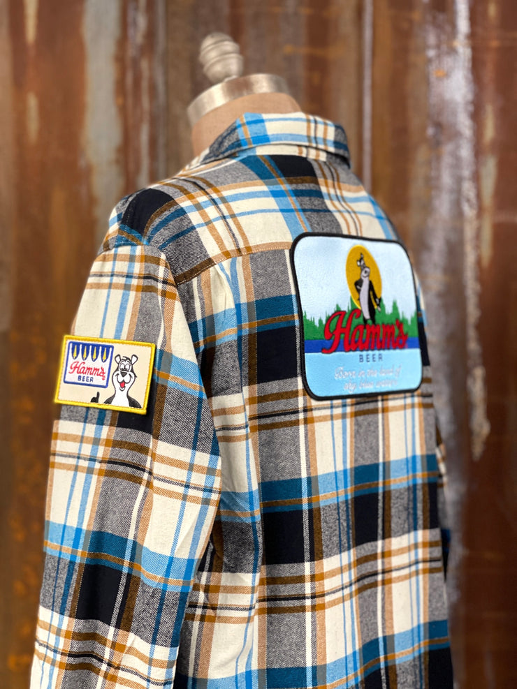 Hamm's Sky Blue Waters Flannel