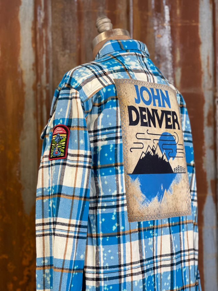 John Denver Flannel Angry Minnow VIntage