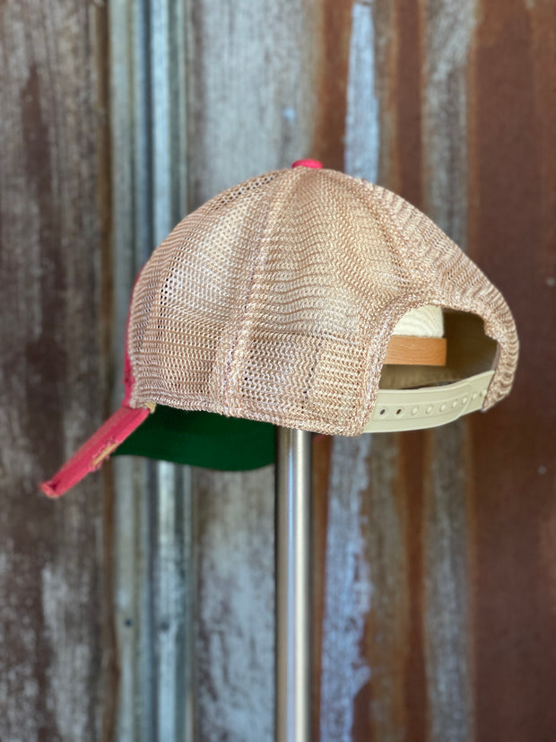 What The Cluck Hat - Distressed Pink Snapback LIMITED EDITION COLOR