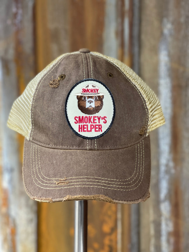 Smokey Bear hats Angry Minnow Vintage