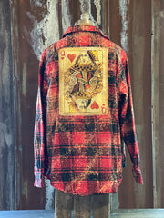 Queen Of Hearts Washed Flannel