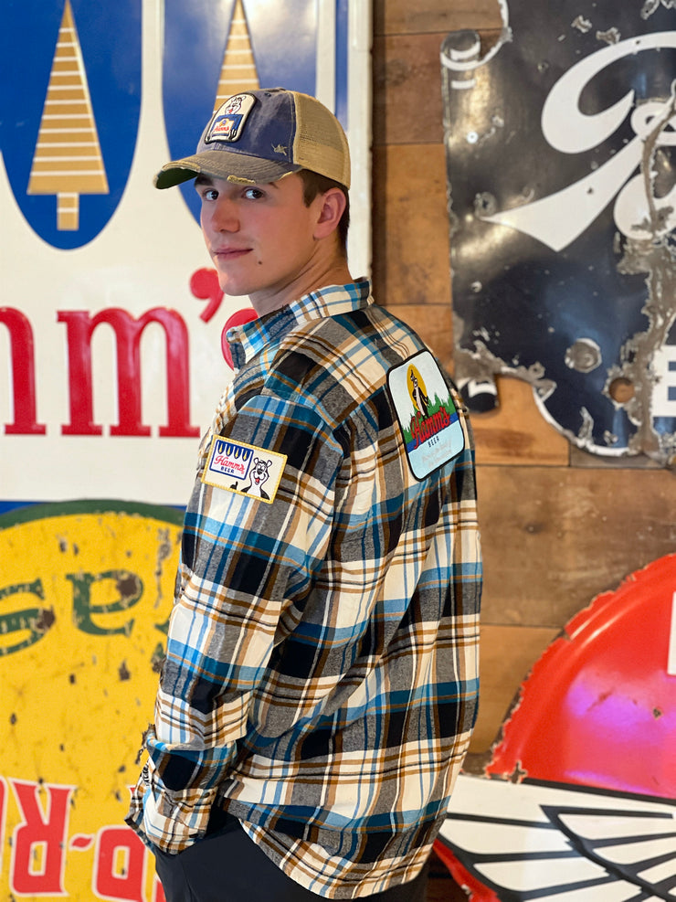 Hamm's Flannel Angry Minnow Vintage