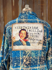 Keep Talking Art Flannel