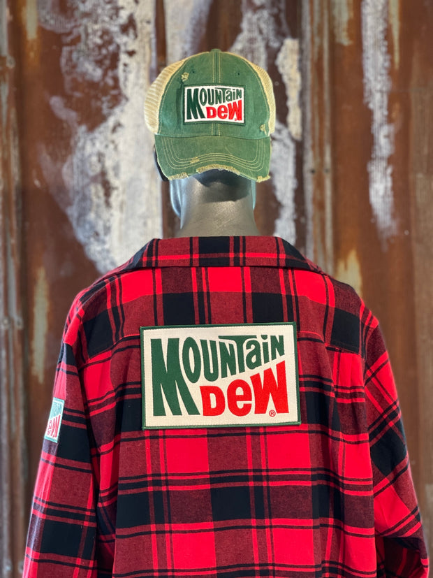 Mountain Dew Buffalo Plaid Flannel