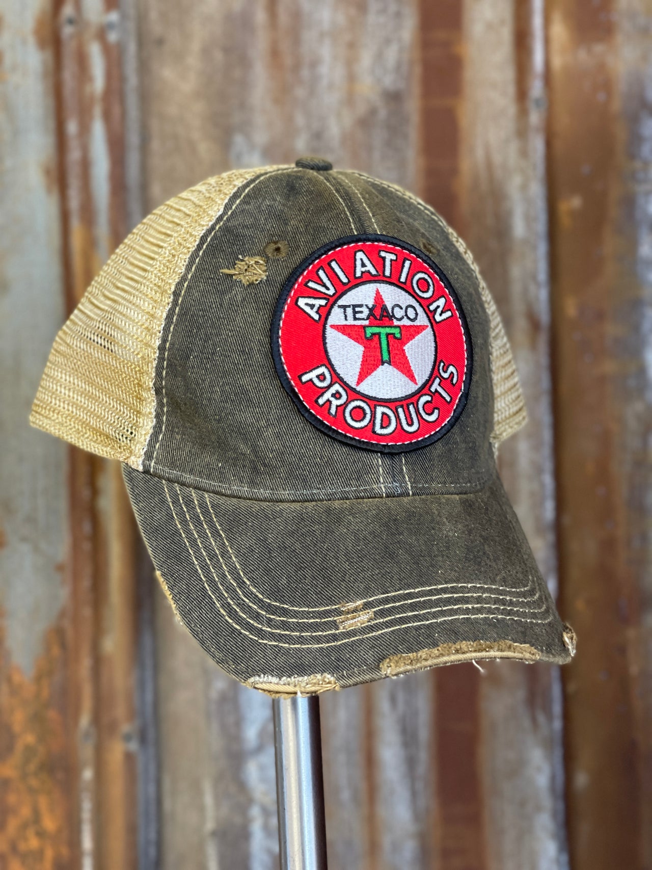 Texaco Aviation Hat Angry Minnow Vintage