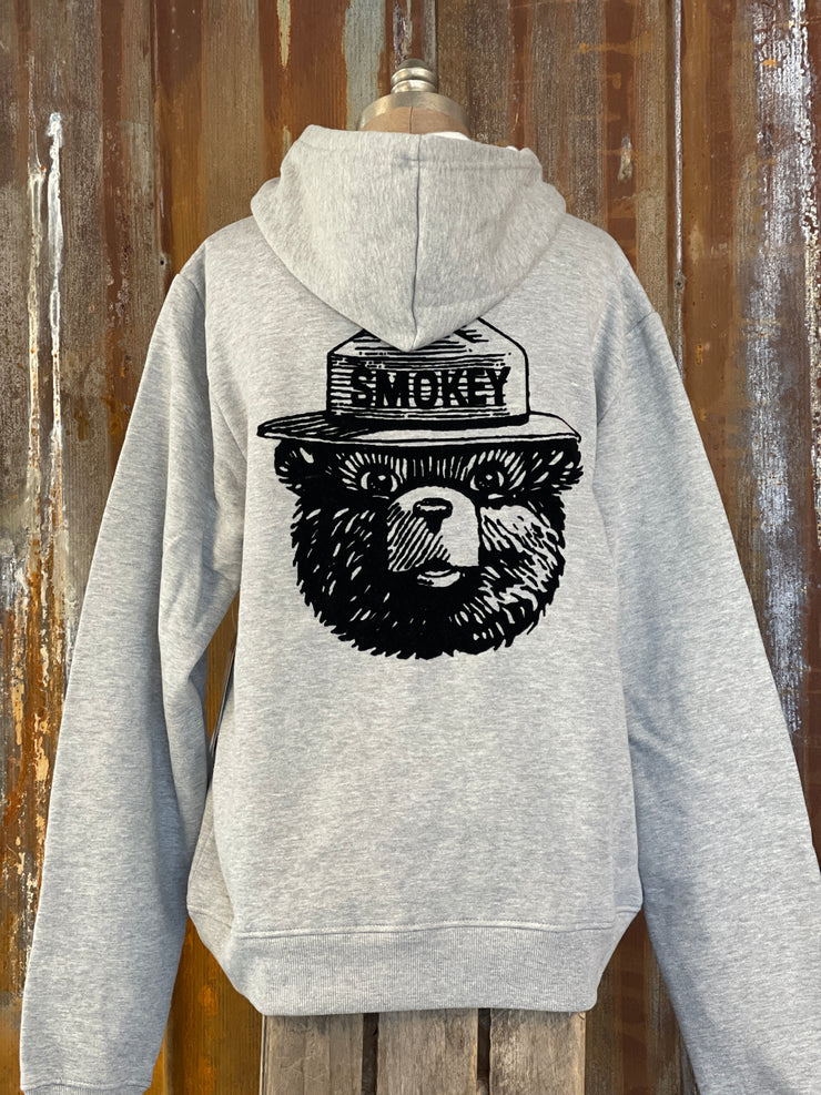 Smokey Bear Hoodie Angry Minnow