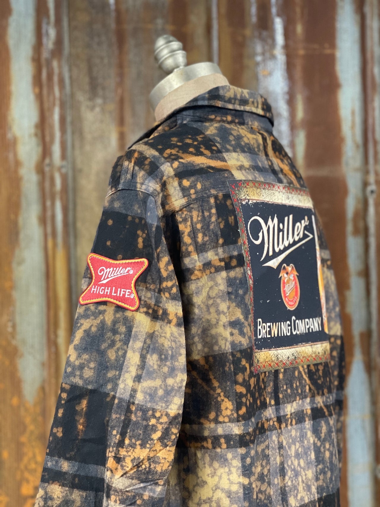 Miller Brewing Co. Art Flannel Angry Minnow Vintage