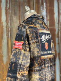 Thumbnail for Miller Brewing Co. Art Flannel Angry Minnow Vintage