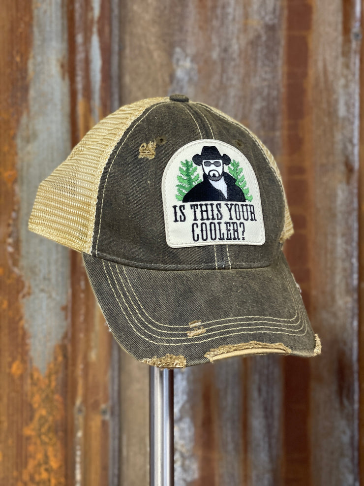 IS THIS YOUR COOLER Hat- Distressed Black LIMITED EDITION