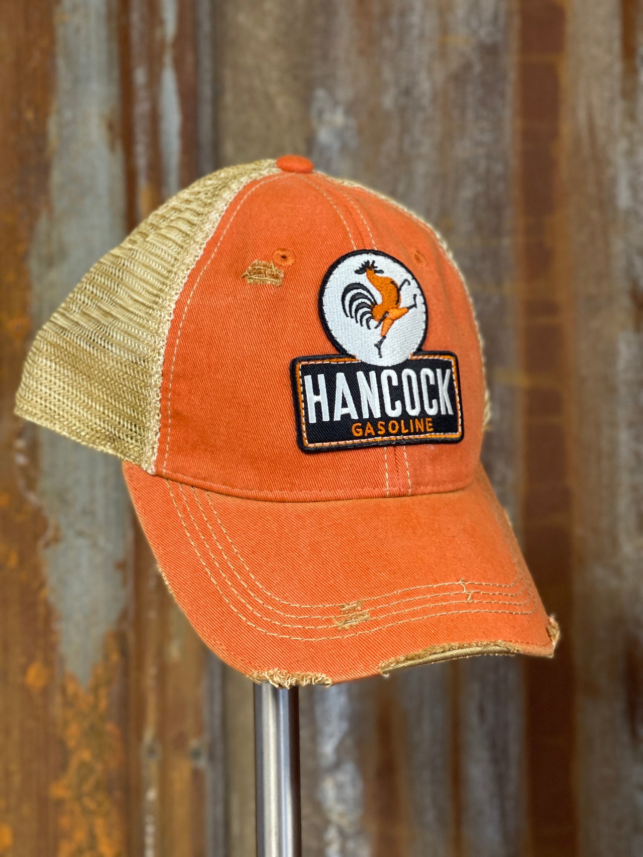 Hancock Patch Hat- Distressed Orange