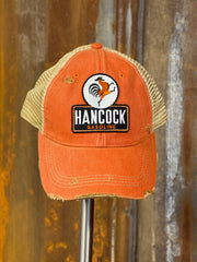 Hancock Patch Hat- Distressed Orange
