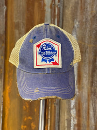 Thumbnail for Pabst beer hats Angry Minnow Vintage