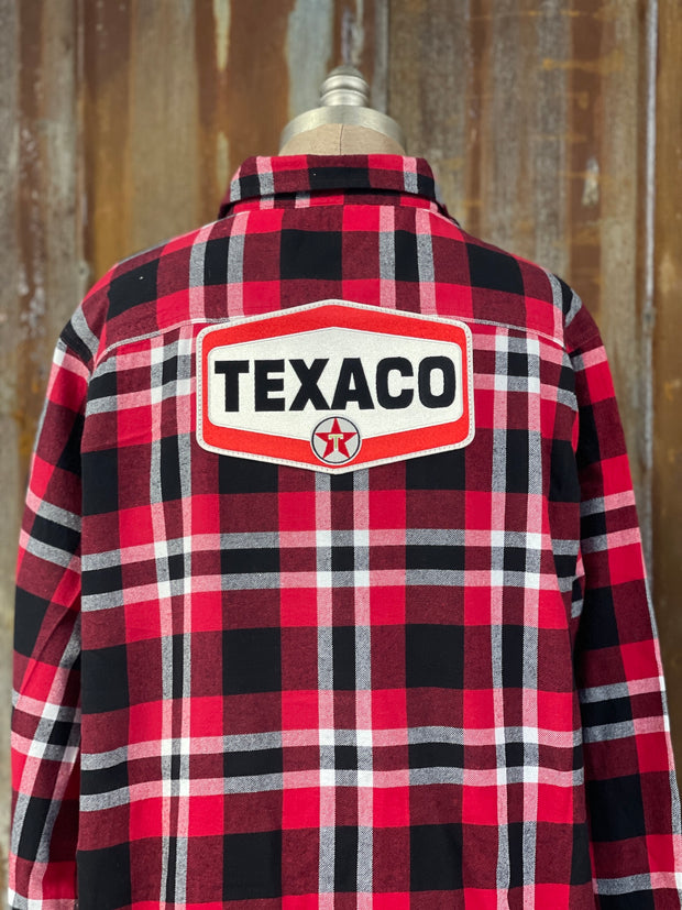 Texaco Patch Flannel Angry Minnow