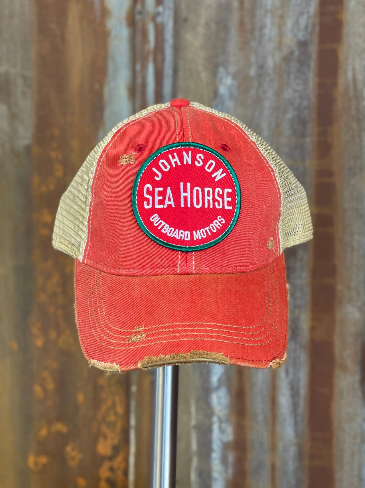 Johnson Seahorse Hat Angry MInnow Vintage