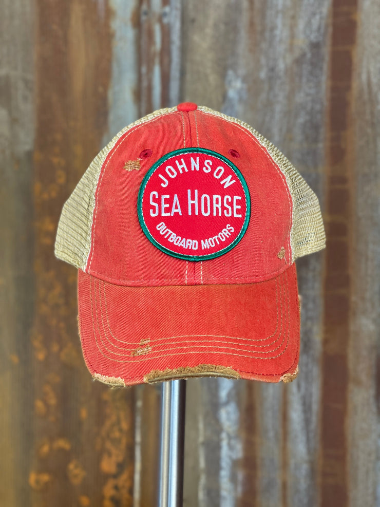 Johnson Seahorse Hat Angry MInnow Vintage