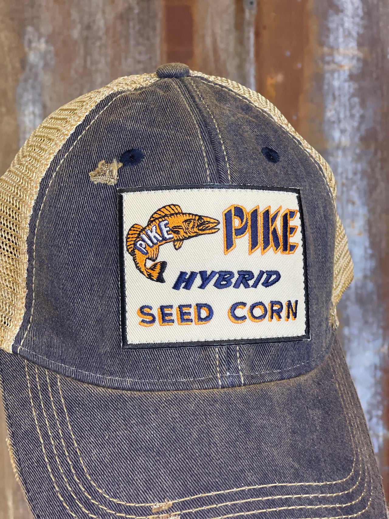 Pike Seed Farm Hat Angry Minnow Vintage