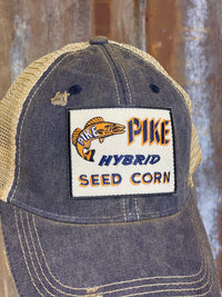Thumbnail for Pike Seed Farm Hat Angry Minnow Vintage
