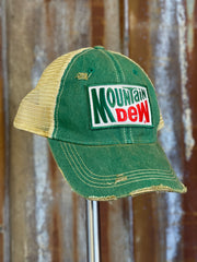 Mountain Dew Distressed hats Angry Minnow vintage