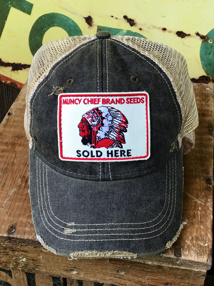 Muncy Chief Brand Seeds Hat