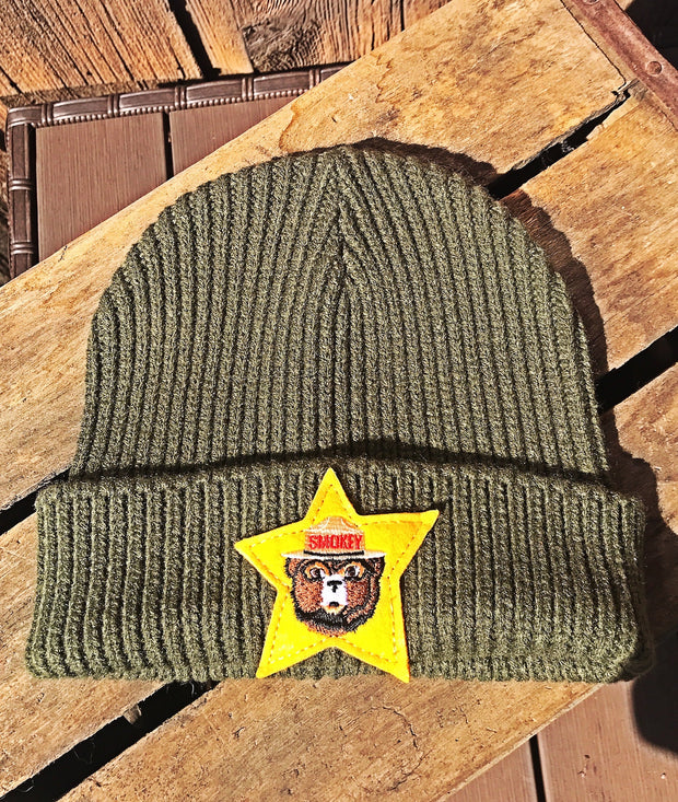 Smokey Bear Stocking Cap Angry Minnow Vintage