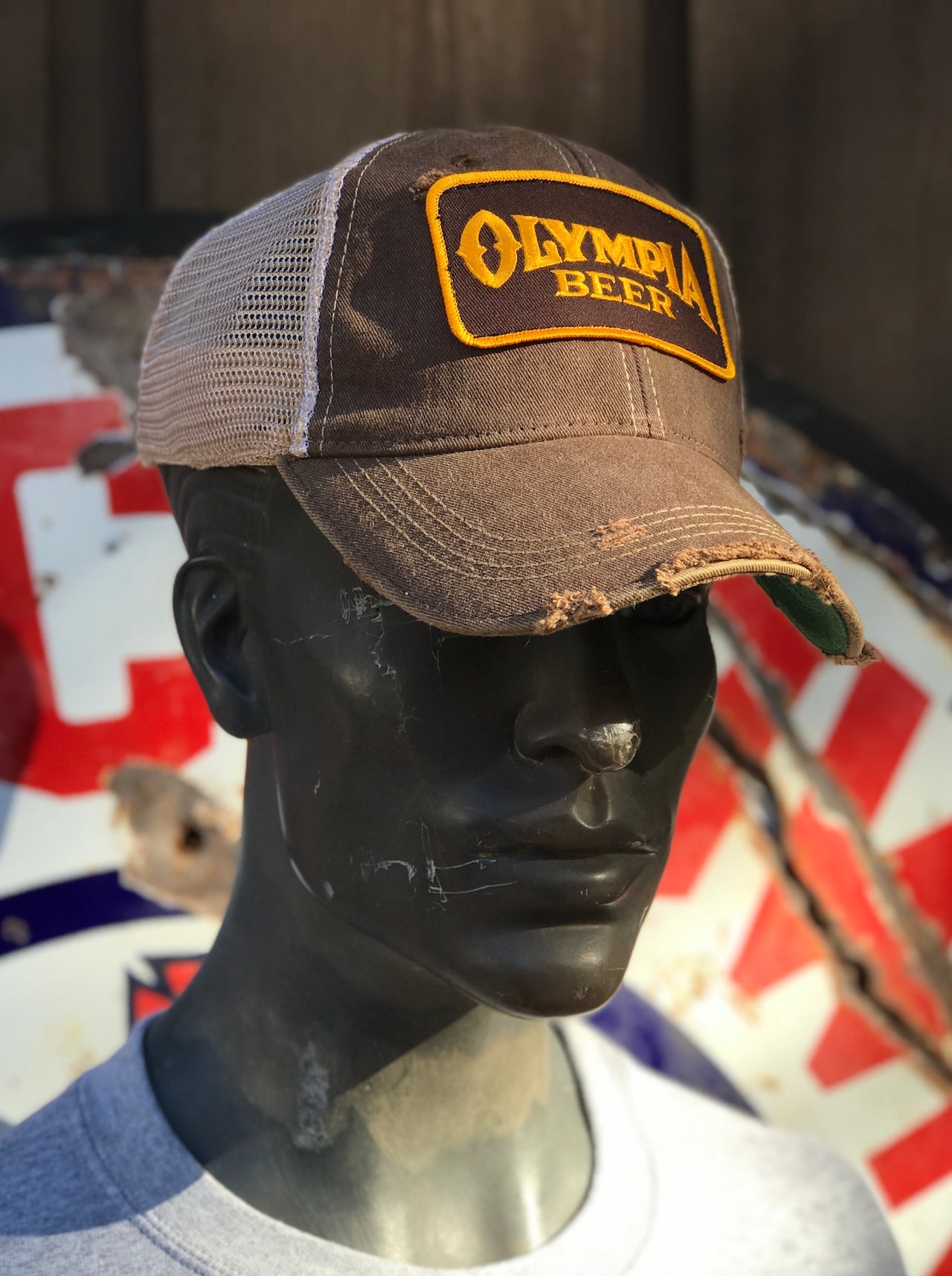 Olympia Beer Distressed Baseball Cap