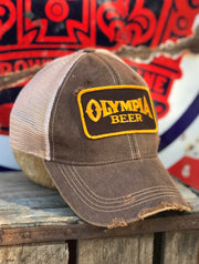 Olympia beer distressed Hat