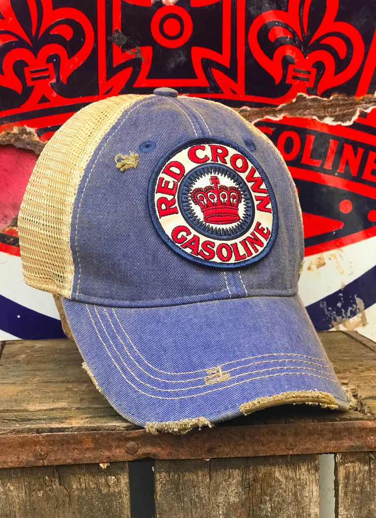 Red Crown Gasoline Distressed Baseball Cap