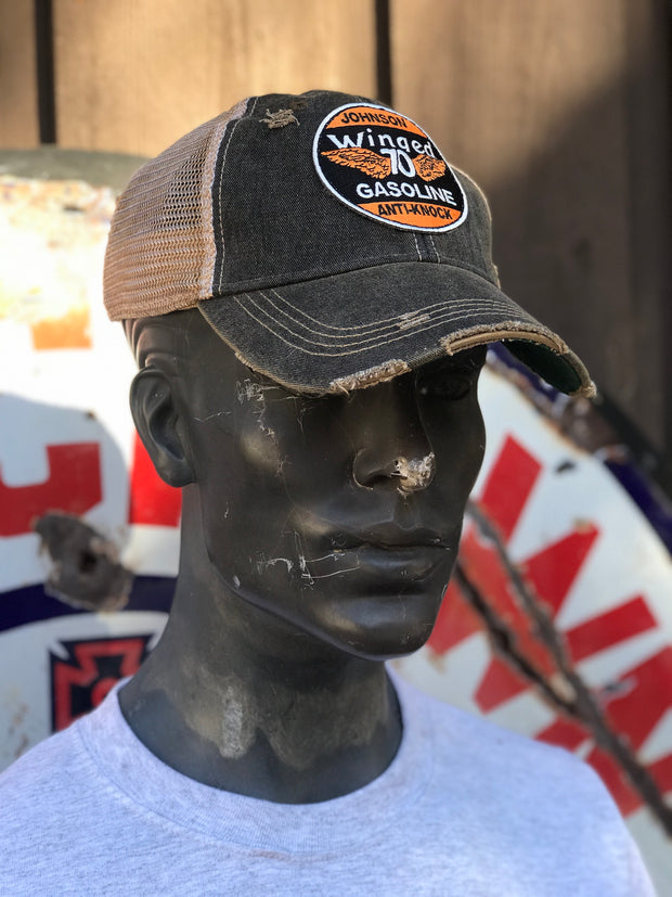 Johnson Gasoline Chicago Distressed Baseball Cap